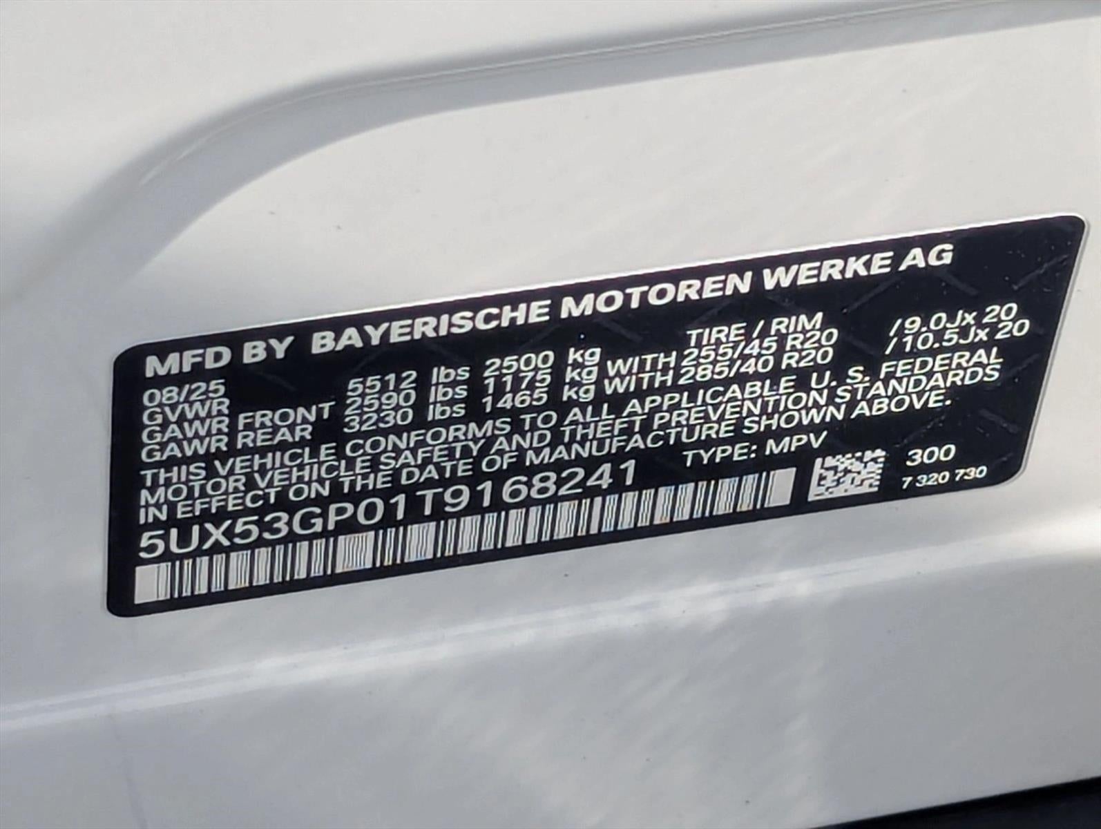 2026 BMW X3 30 xDrive Sports Activity Vehicle
