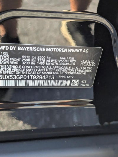 2026 BMW X3 30 xDrive Sports Activity Vehicle