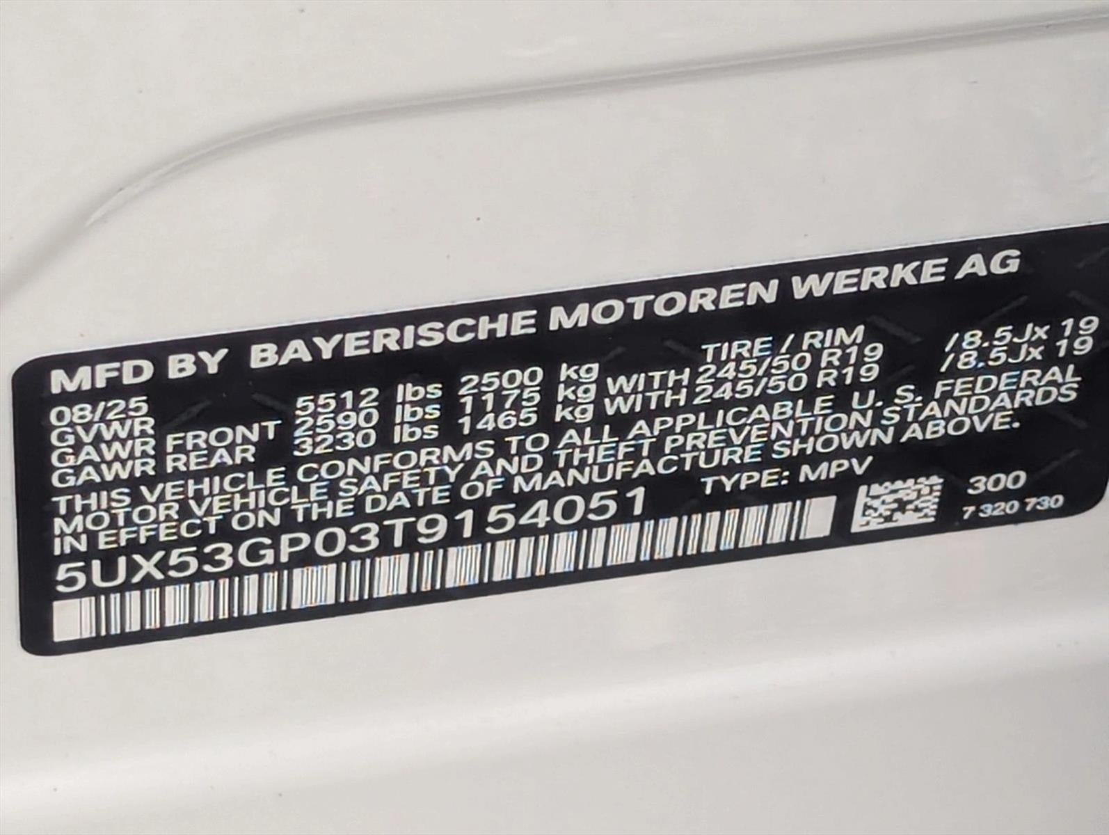 2026 BMW X3 30 xDrive Sports Activity Vehicle