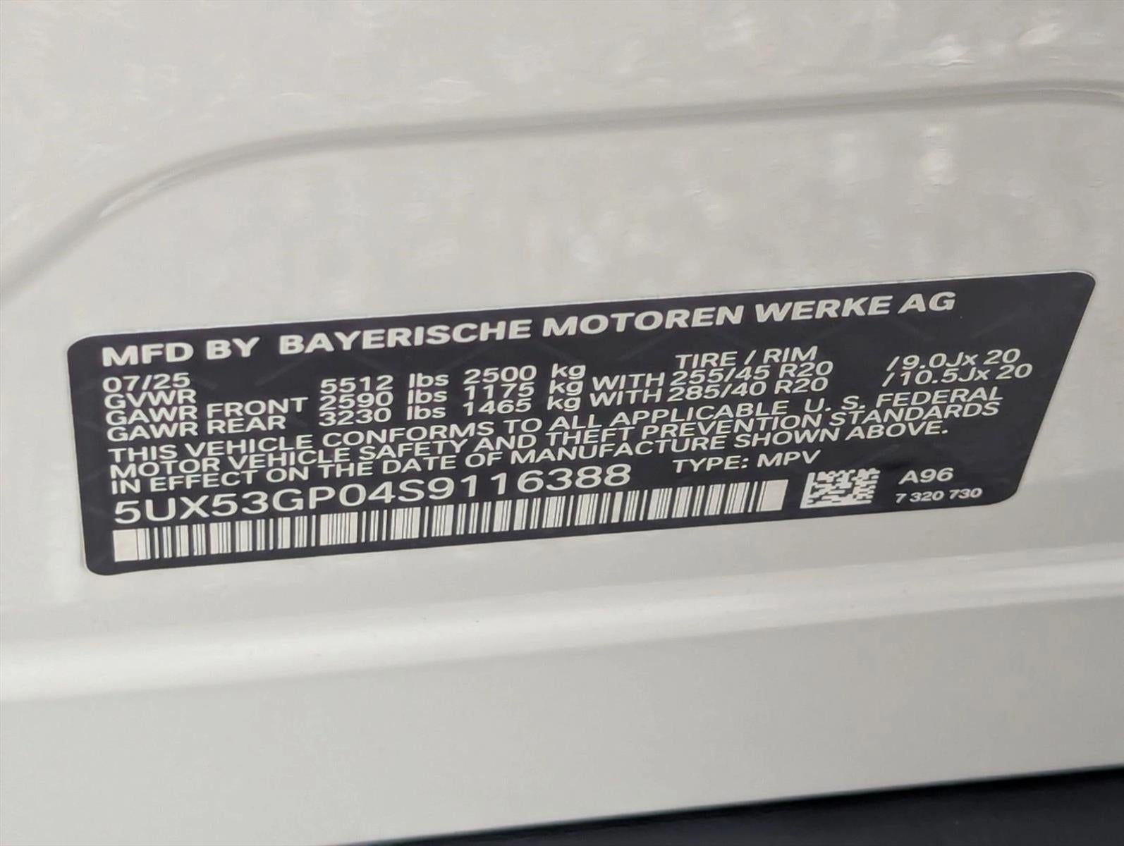 2025 BMW X3 30 xDrive Sports Activity Vehicle