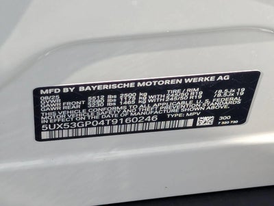 2026 BMW X3 30 xDrive Sports Activity Vehicle