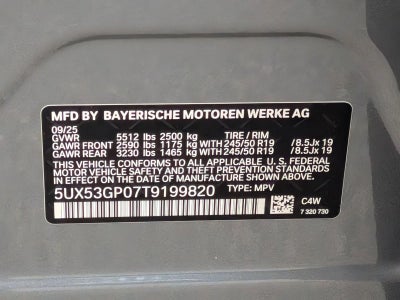 2026 BMW X3 30 xDrive Sports Activity Vehicle