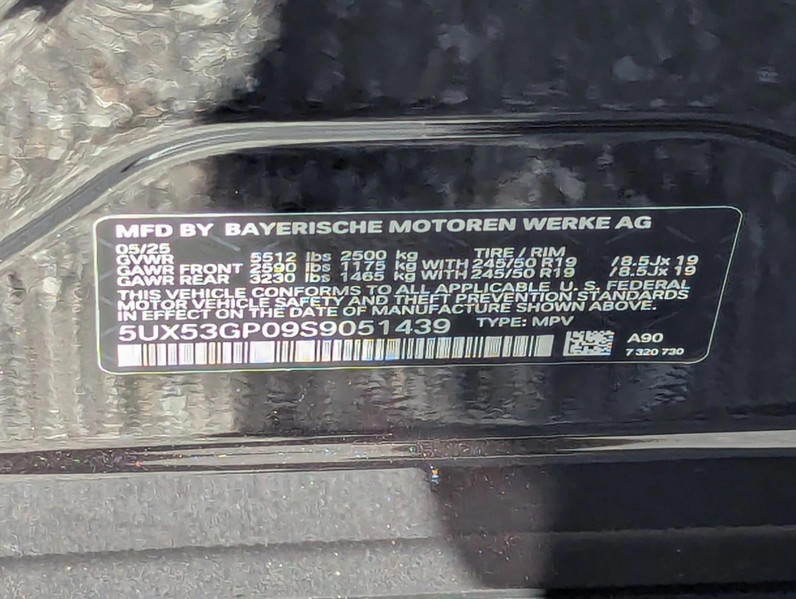 2025 BMW X3 30 xDrive Sports Activity Vehicle