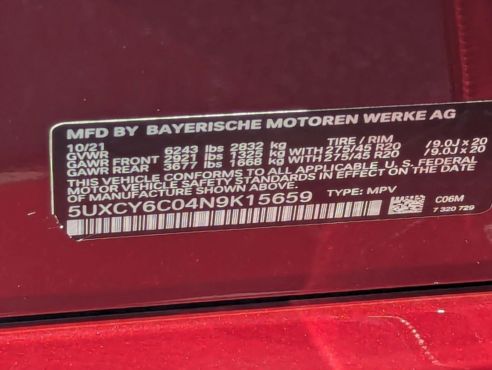 2022 BMW X6 xDrive40i Sports Activity Coupe