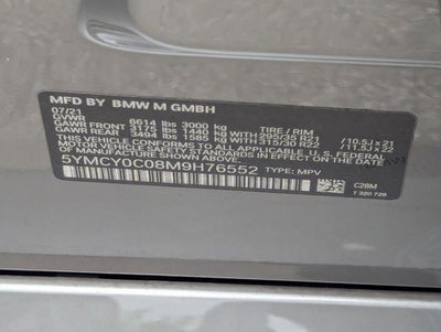 2021 BMW X6 M X6 M Sports Activity Coupe