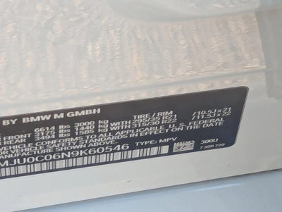 2022 BMW X5 M X5 M Sports Activity Vehicle