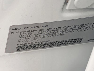 2025 Audi A6 e-tron Premium Plus RWD