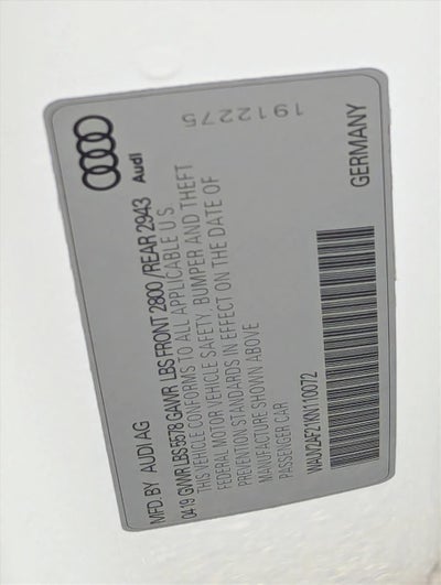 2019 Audi A7 Prestige 55 TFSI quattro