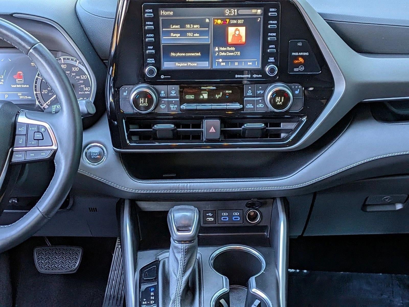 2022 Toyota Highlander XLE FWD (Natl)