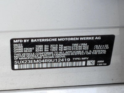 2024 BMW X7 xDrive40i Sports Activity Vehicle