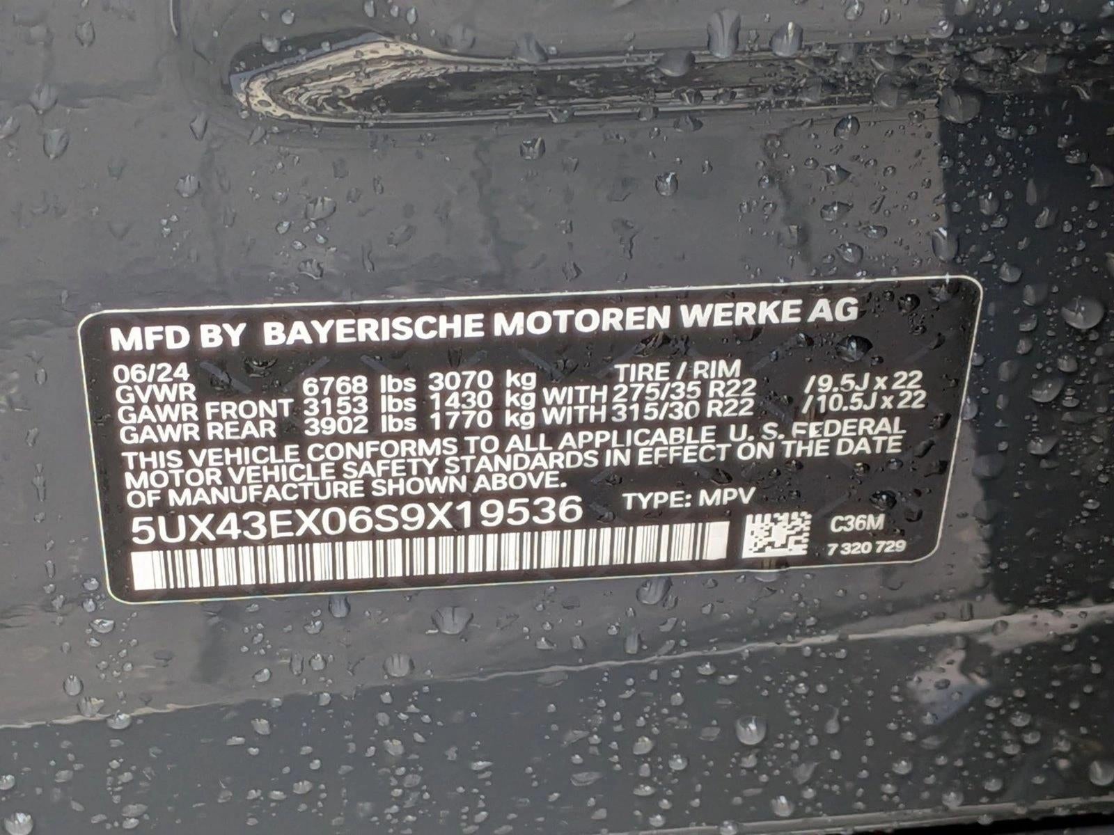 2025 BMW X6 M60i Sports Activity Coupe