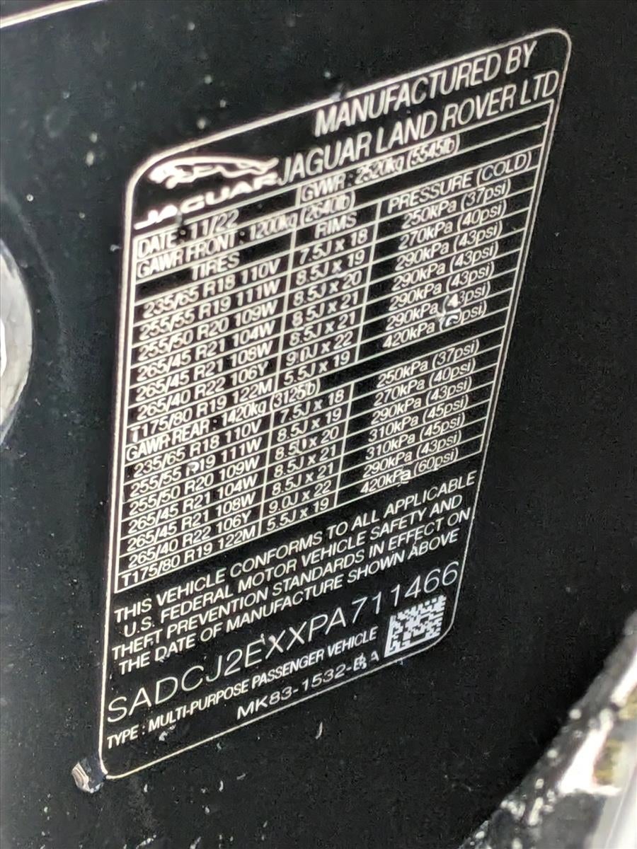 2023 Jaguar F-PACE S P250 AWD