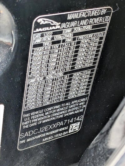 2023 Jaguar F-PACE S P250 AWD