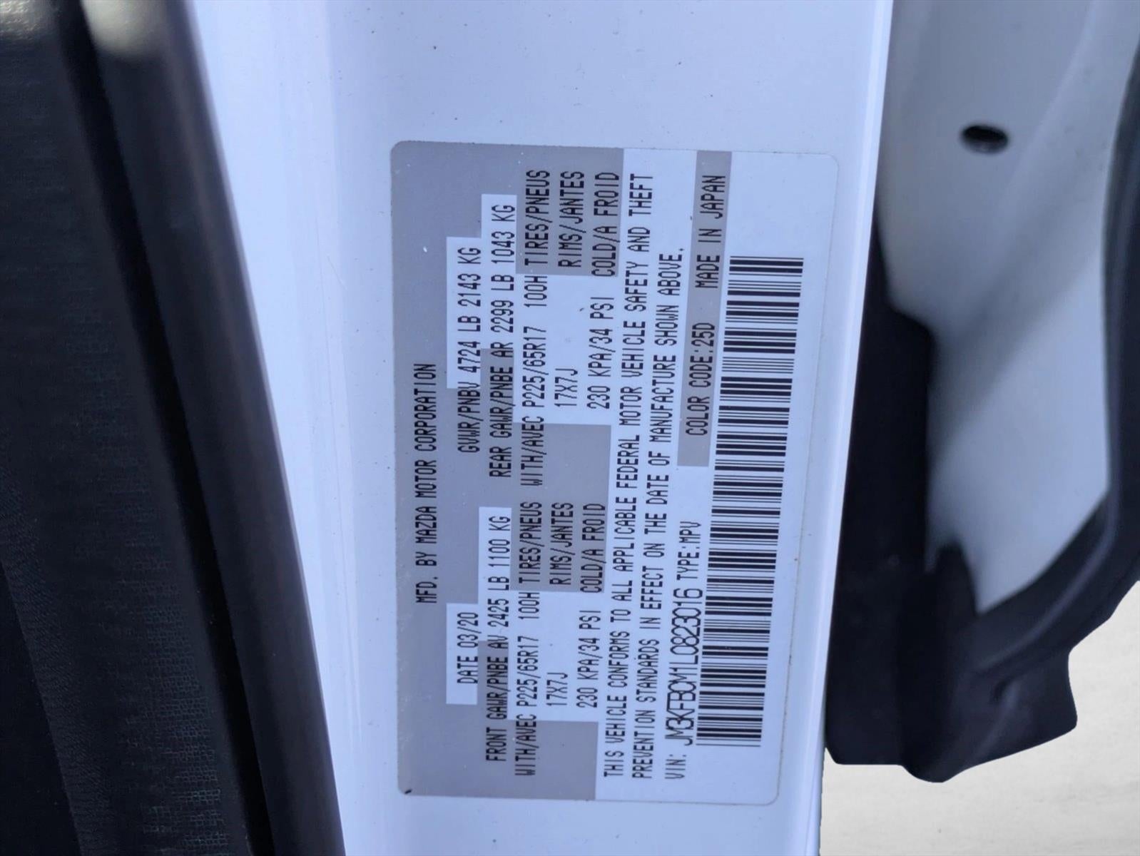 2020 Mazda Mazda CX-5 Touring AWD