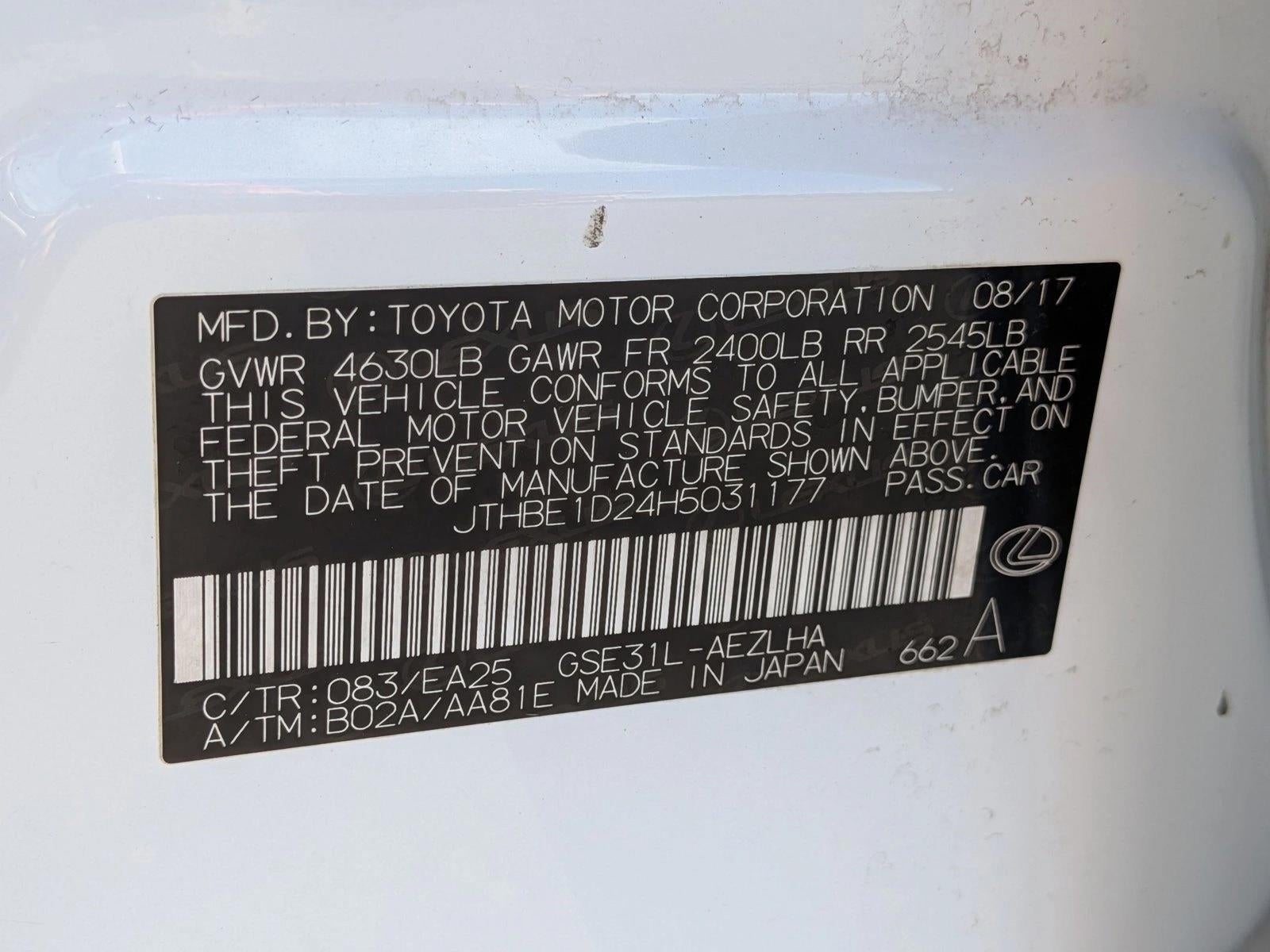 2017 Lexus IS 350 F Sport RWD