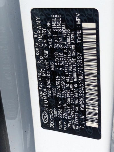 2021 Hyundai KONA Limited DCT FWD