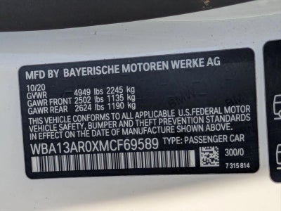 2021 BMW M440i xDrive Coupe