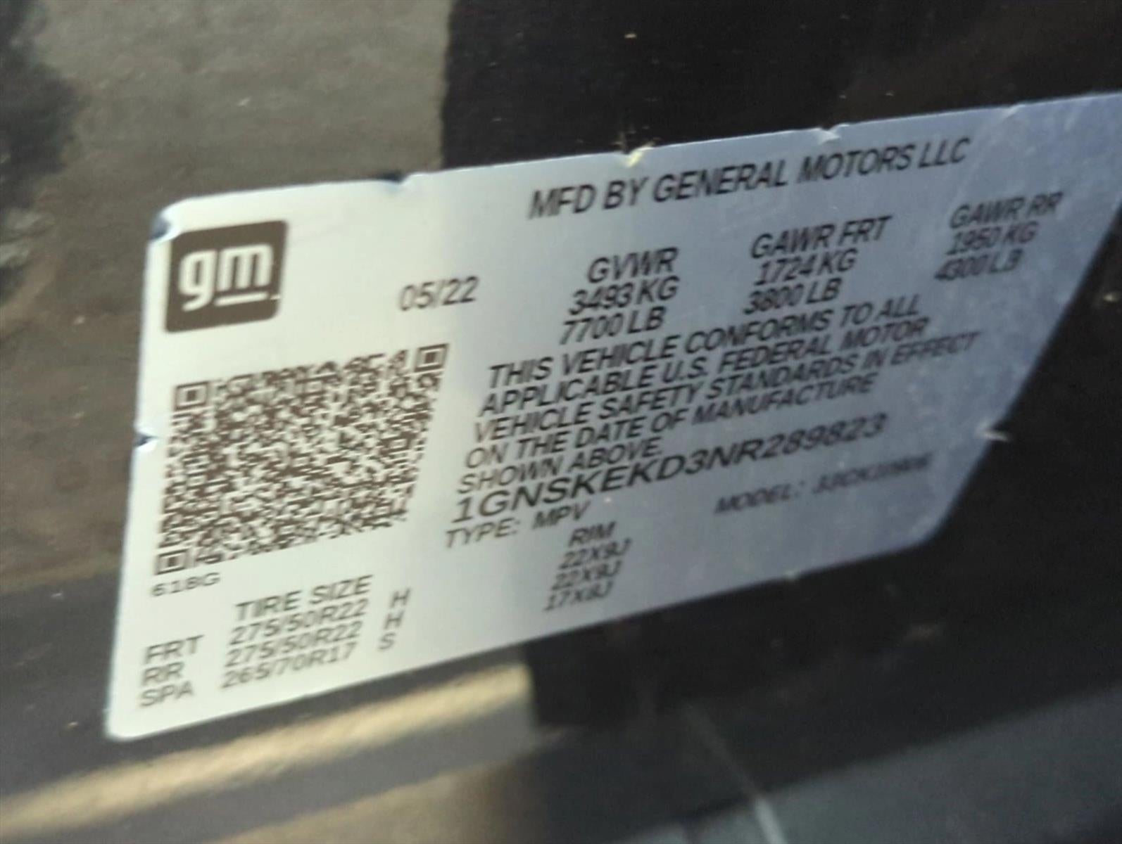 2022 Chevrolet Suburban 4WD RST