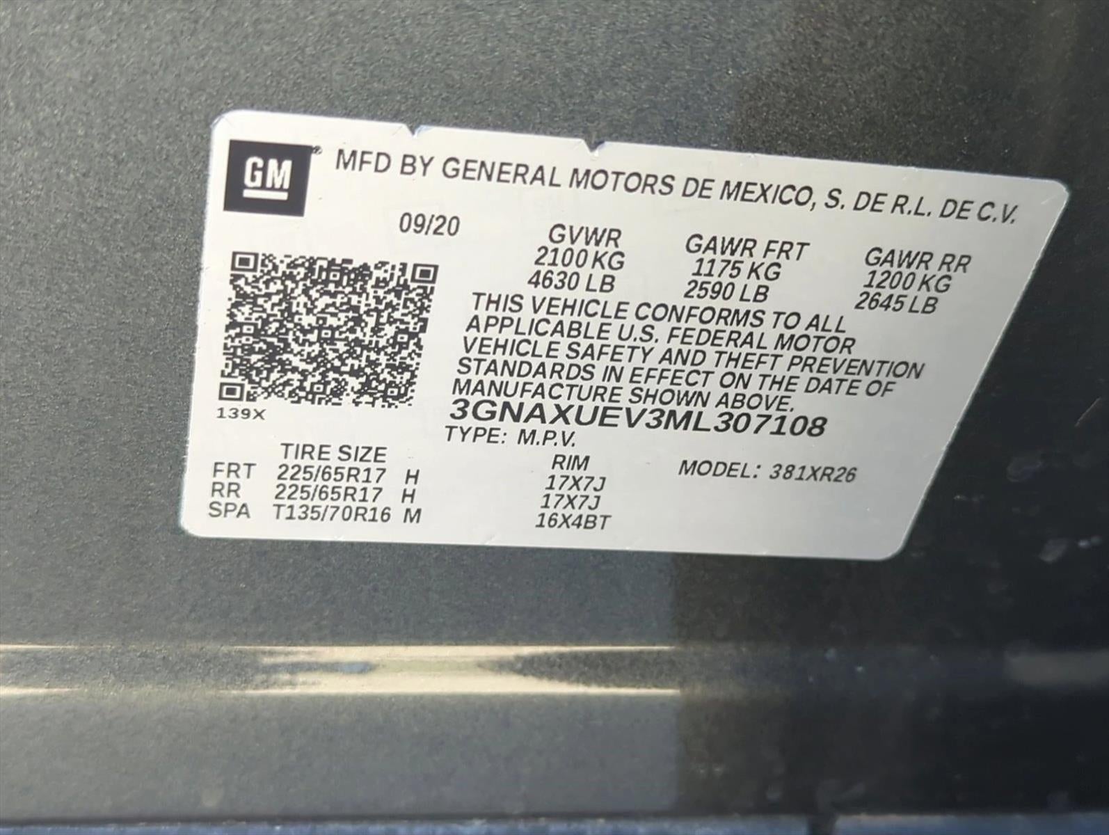 2021 Chevrolet Equinox AWD LT