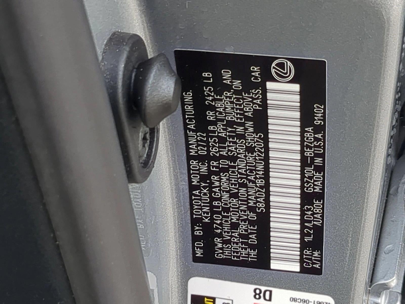 2022 Lexus ES 350 FWD