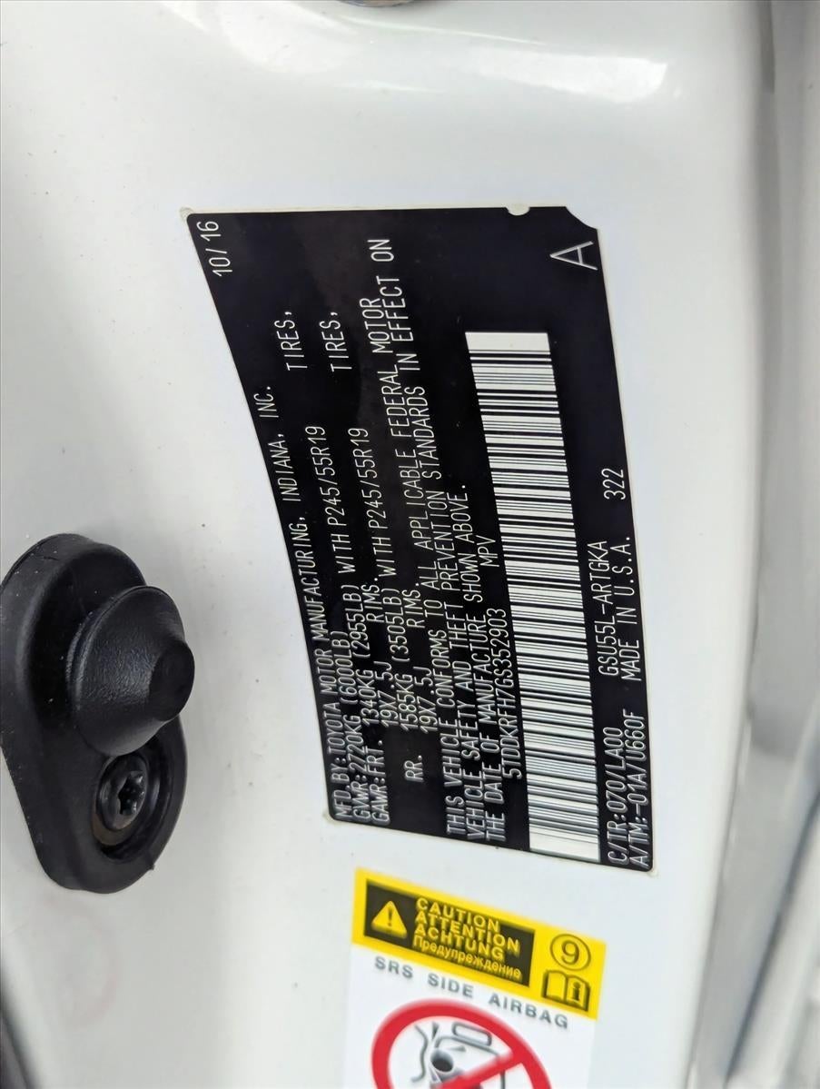 2016 Toyota Highlander AWD 4dr V6 Limited Platinum (Natl)