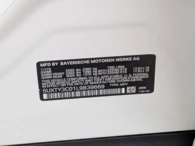 2020 BMW X3 sDrive30i Sports Activity Vehicle
