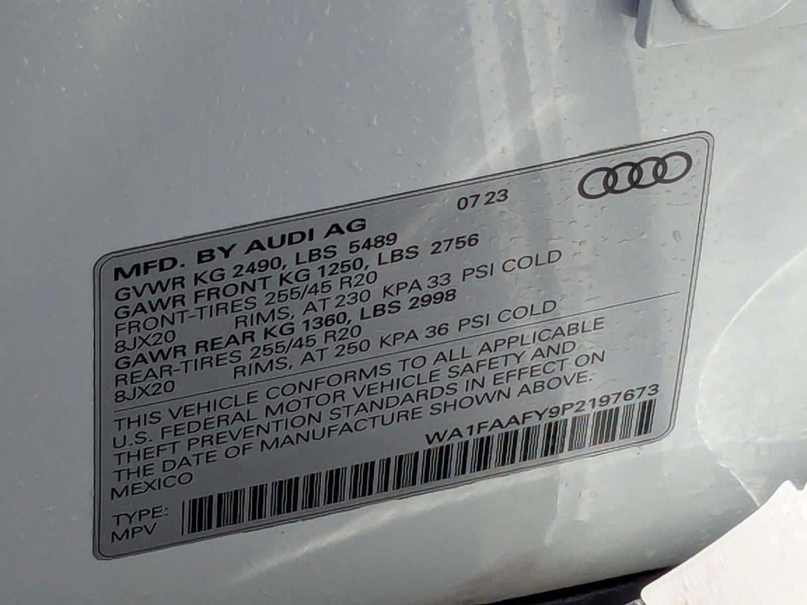 2023 Audi Q5 S line Prestige 45 TFSI quattro