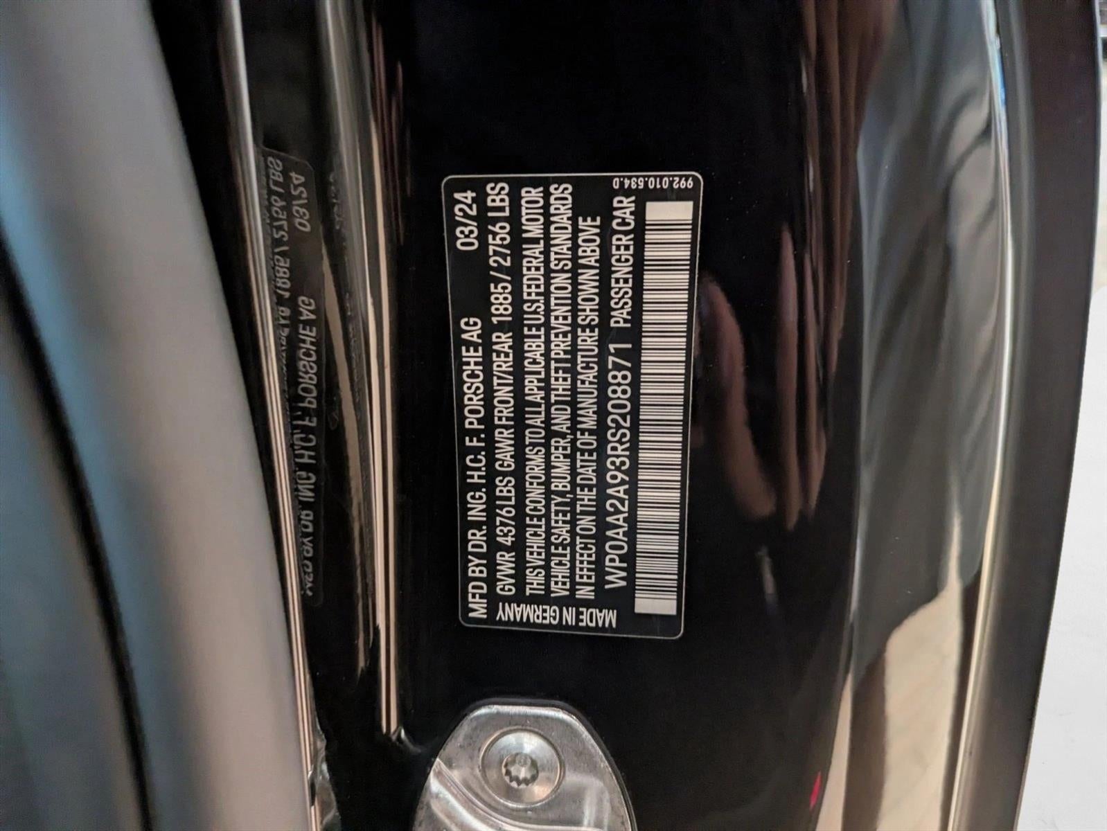 2024 Porsche 911 Carrera Coupe