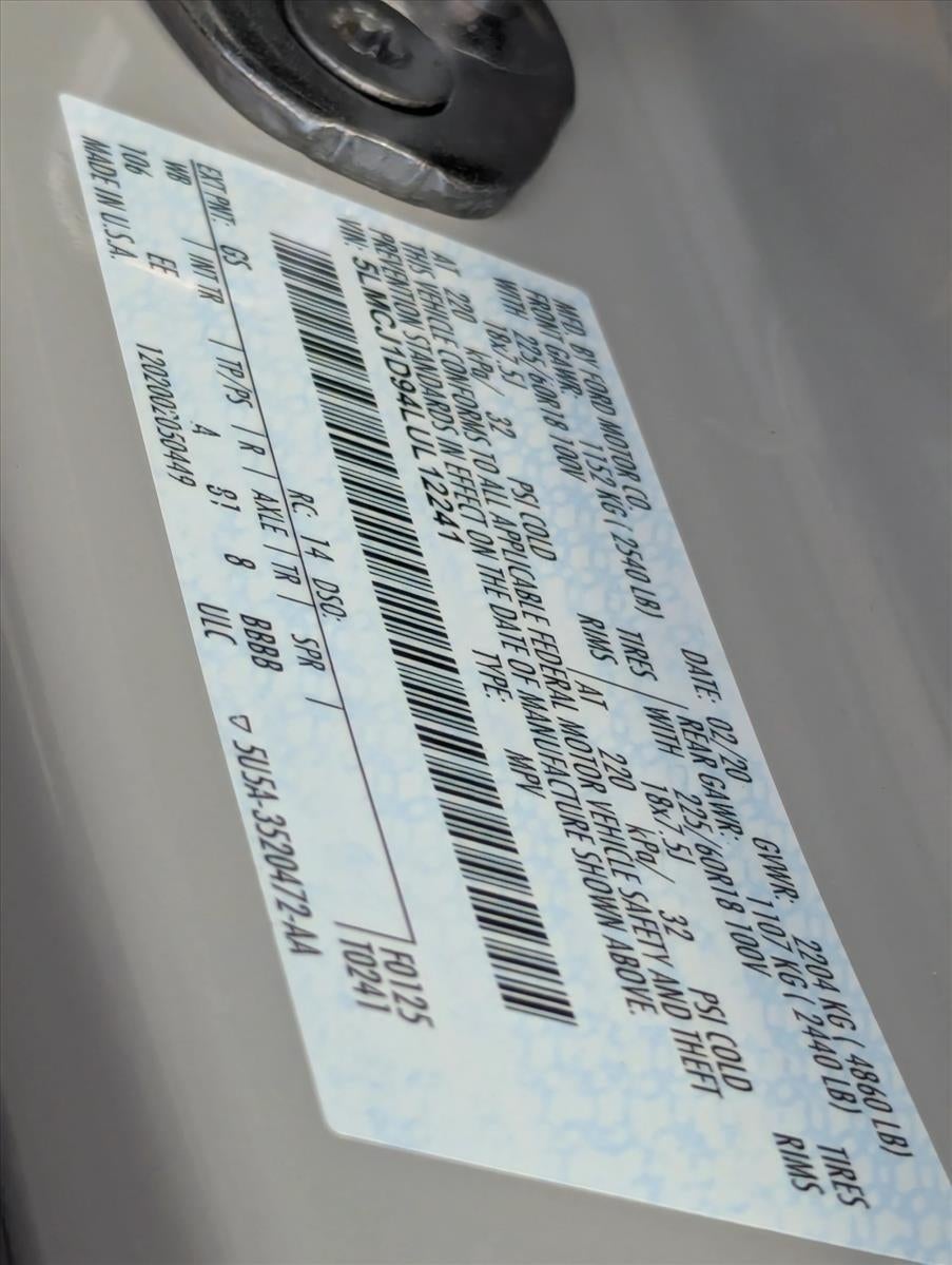 2020 Lincoln Corsair Standard AWD