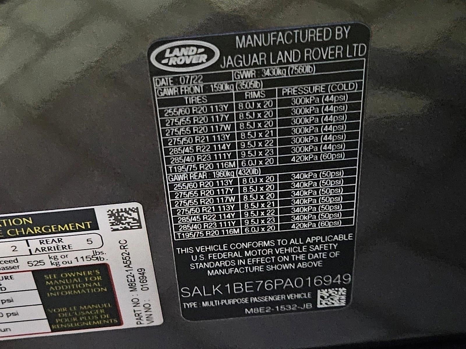 2023 Land Rover Range Rover Autobiography LWB 7 Seat