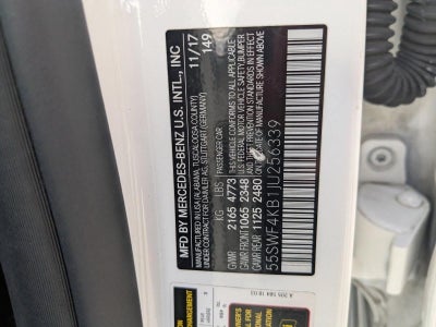 2018 Mercedes-Benz C-Class C 300 4MATIC® Sedan