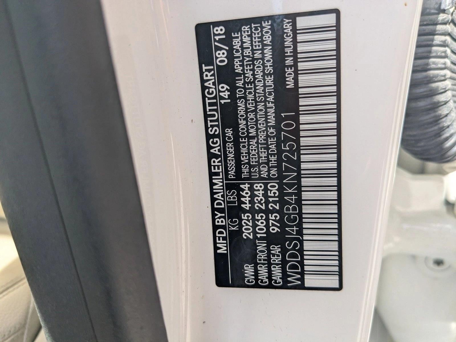 2019 Mercedes-Benz CLA CLA 250 4MATIC® Coupe