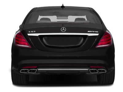 2016 Mercedes-Benz S-Class AMG® S 63 4MATIC® Sedan