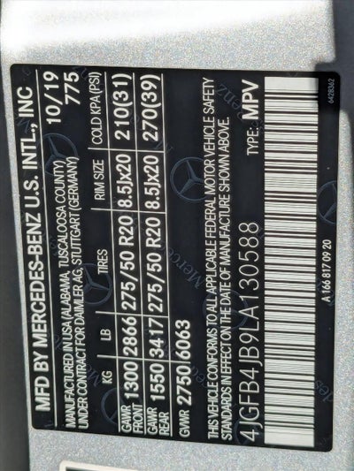 2020 Mercedes-Benz GLE GLE 350 SUV