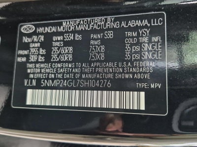 2025 Hyundai SANTA FE SEL FWD