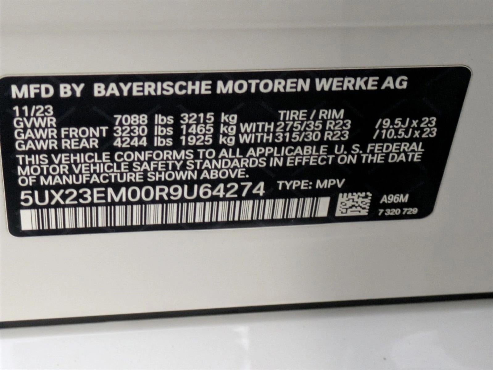2024 BMW X7 xDrive40i Sports Activity Vehicle