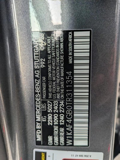 2026 Mercedes-Benz C-Class C 300 Sedan