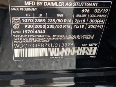 2019 Mercedes-Benz GLA GLA 250 SUV