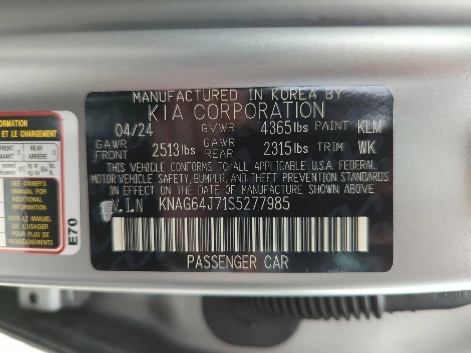 2025 Kia K5 GT-Line Auto FWD