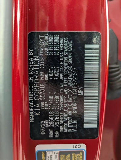 2023 Kia Sorento Hybrid EX FWD