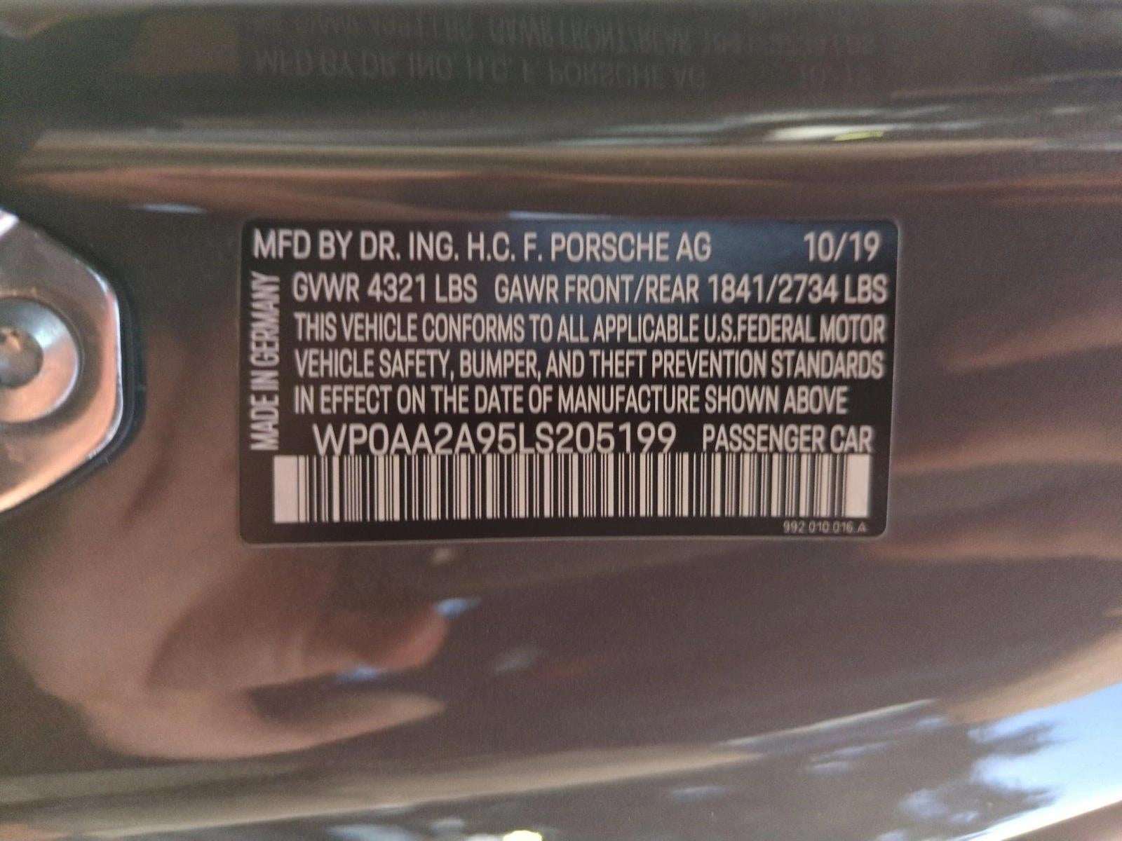 2020 Porsche 911 Carrera Coupe