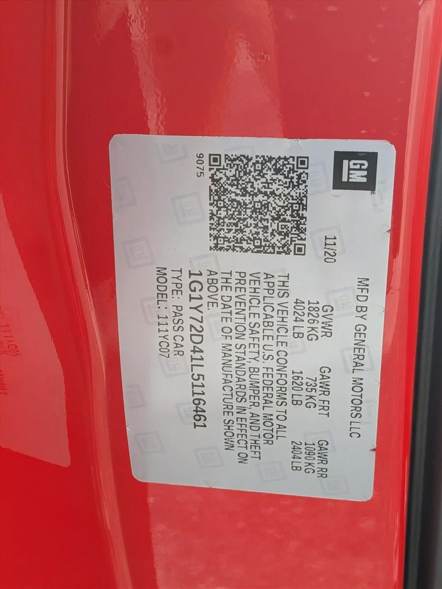 2020 Chevrolet Corvette Stingray Coupe 2LT