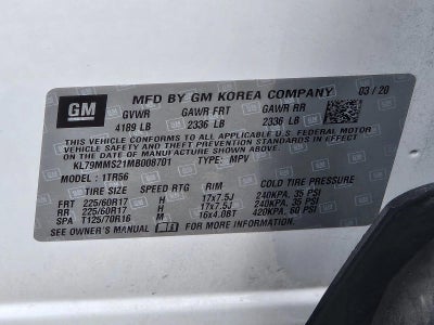 2021 Chevrolet Trailblazer FWD 4dr LS