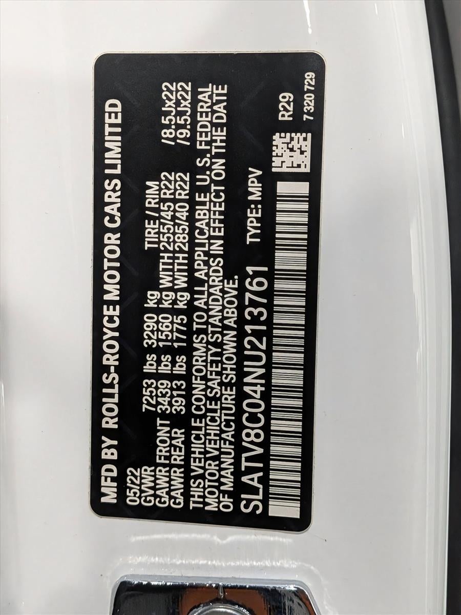 2022 Rolls-Royce Cullinan Black Badge Sport Utility