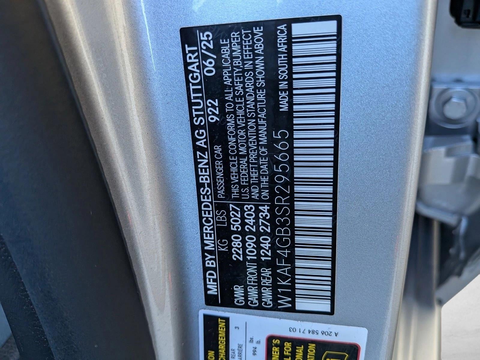 2025 Mercedes-Benz C-Class C 300 Sedan