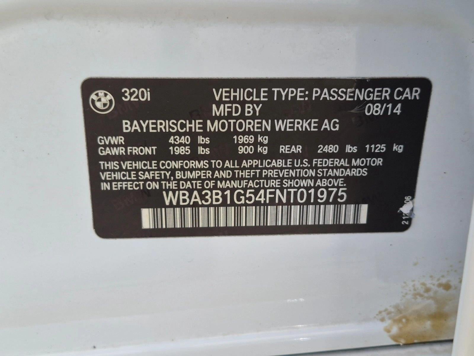 2017 BMW 320i Sedan