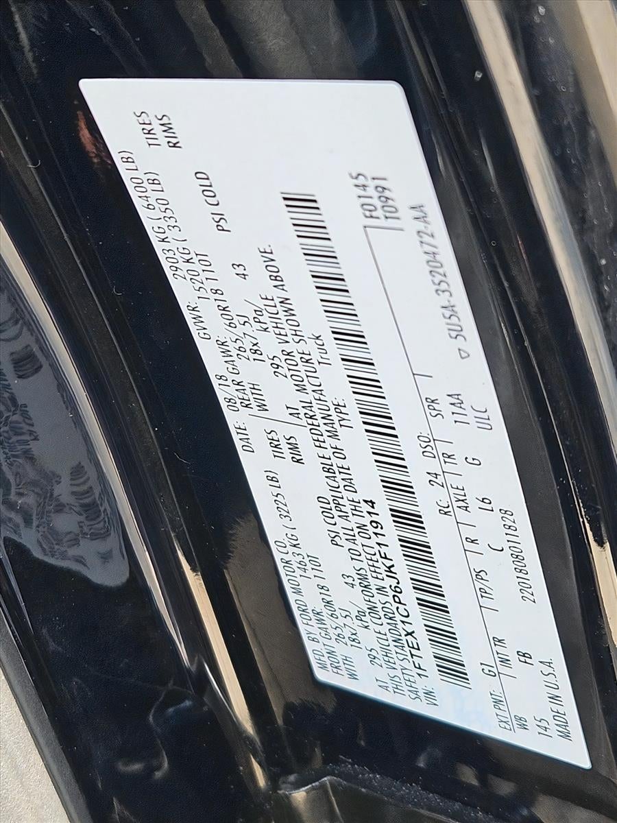 2018 Ford F-150 XLT 2WD SuperCab 6.5' Box