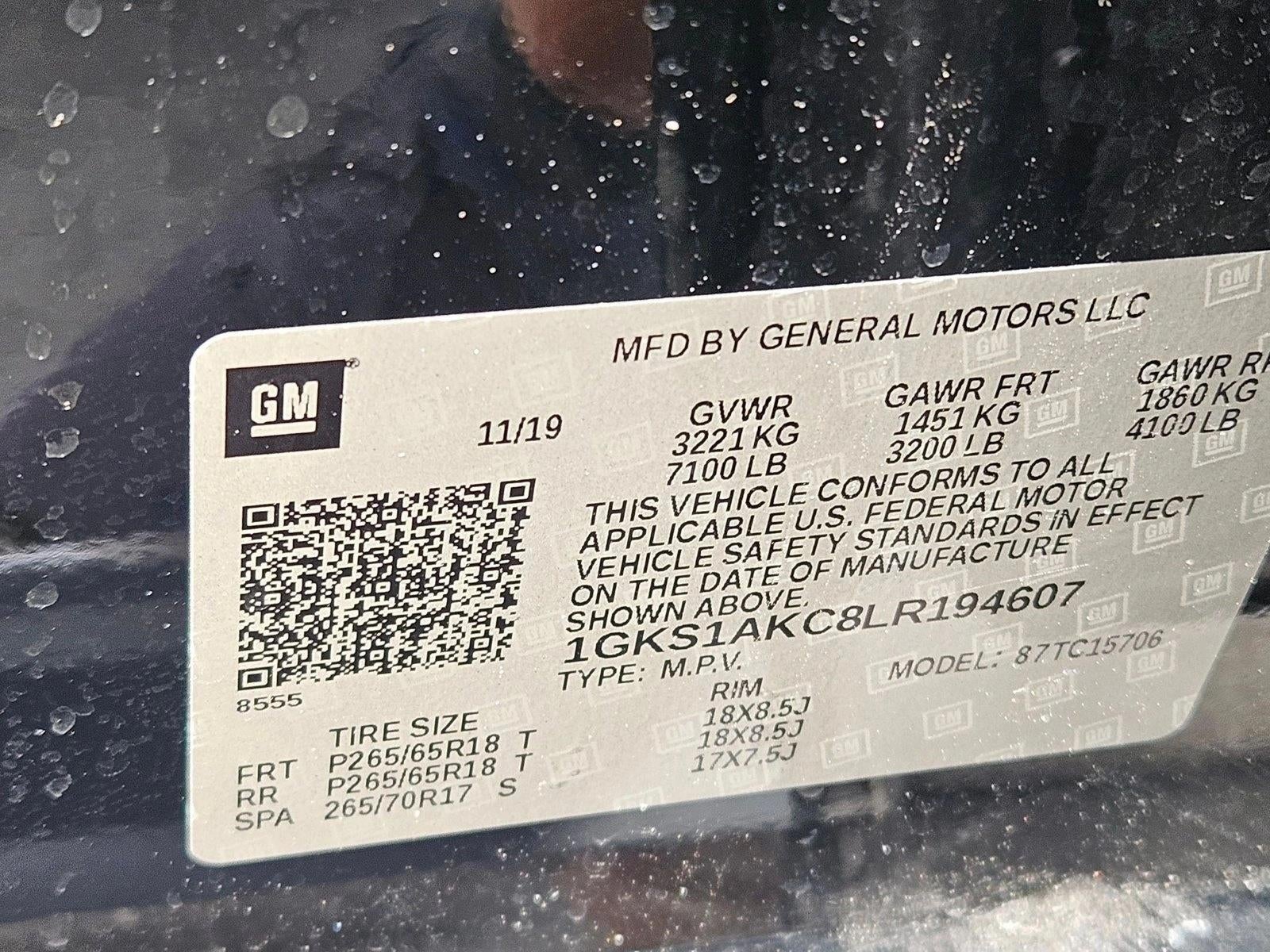 2020 GMC Yukon 2WD 4dr SLE