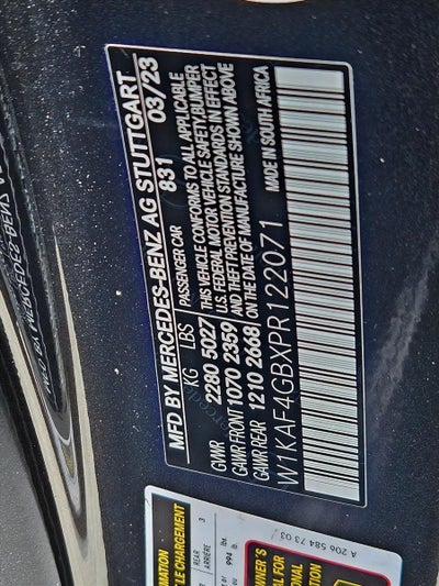 2023 Mercedes-Benz C-Class C 300 Sedan