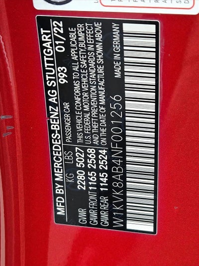 2022 Mercedes-Benz SL-Class AMG® SL 55 Roadster